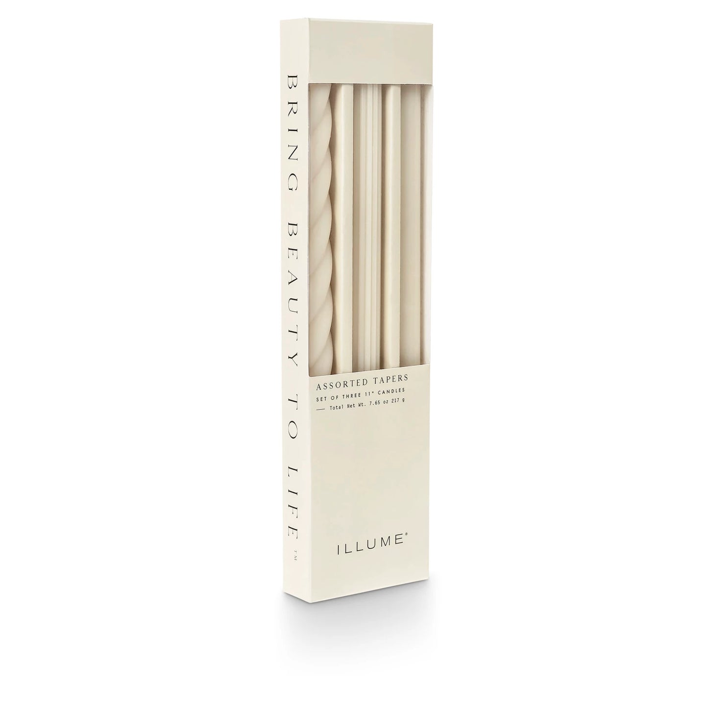 Assorted Candle Tapers 3-Pack - Driftwood