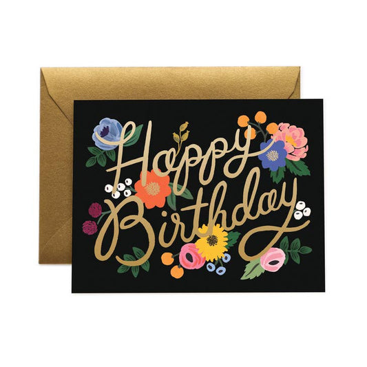 Rifle Paper Co Card - Vintage Blossoms Birthday