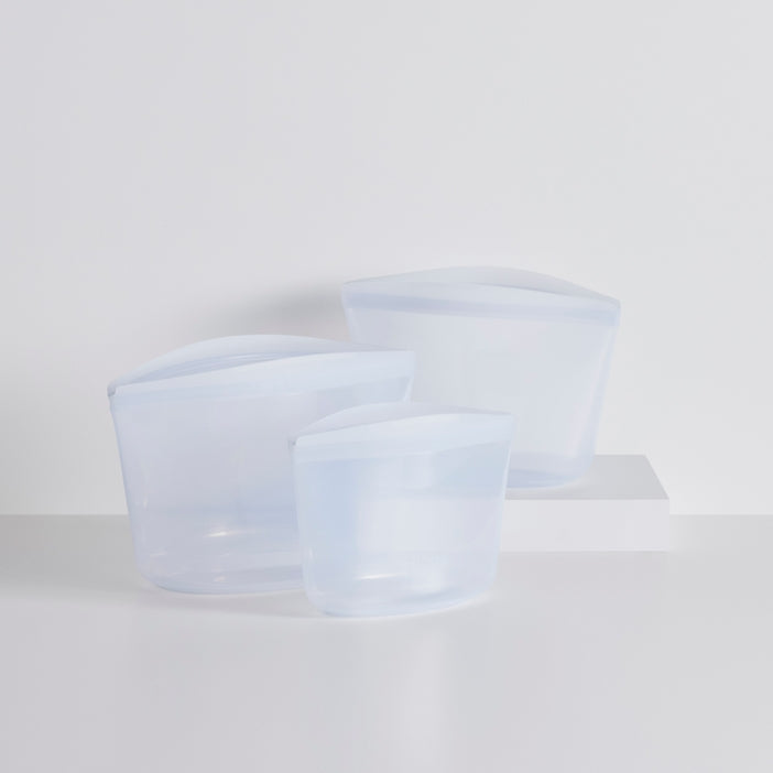 Stasher Bowl 3 Piece Bundle - Clear