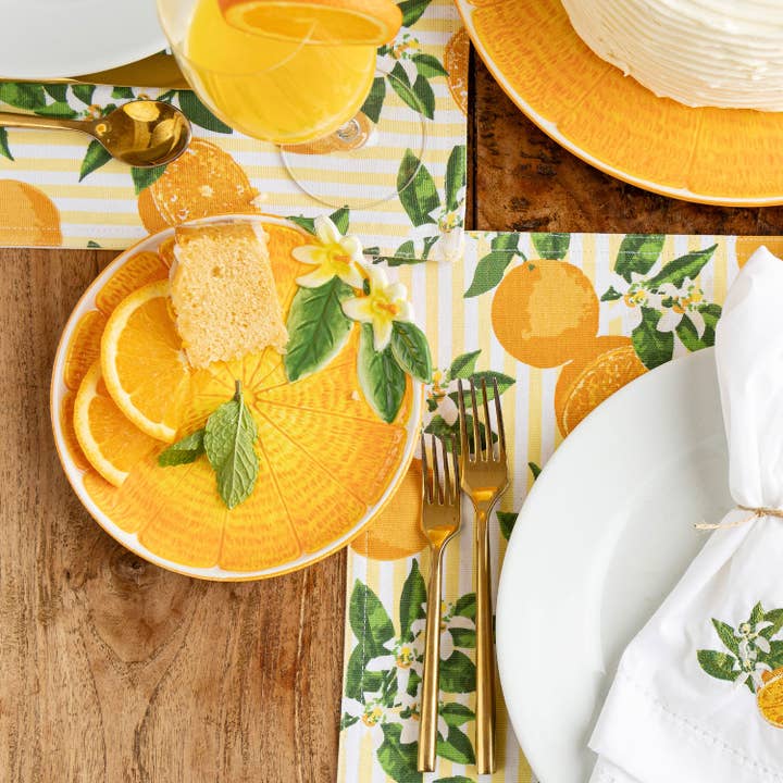 Dessert Plate - Orange