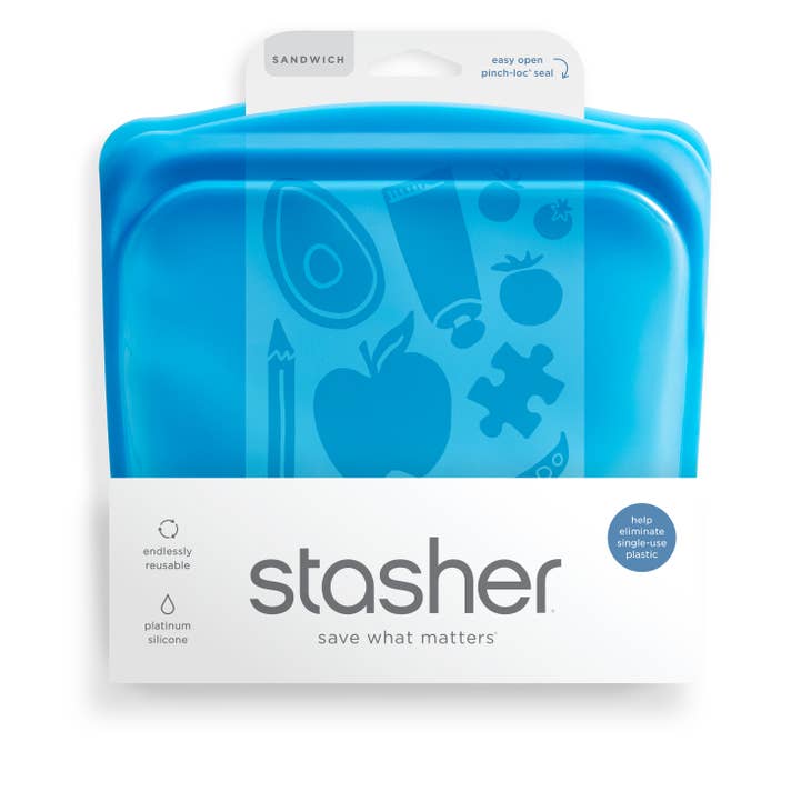 Stasher Sandwich Bag - Blueberry