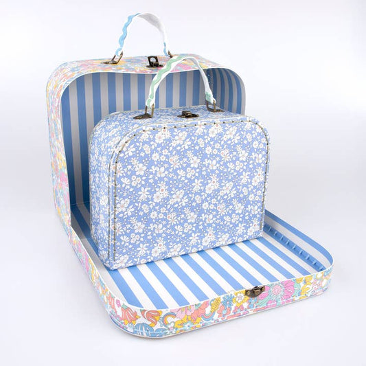 Meri Meri X Liberty Suitcases