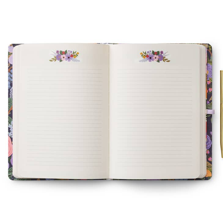 Rifle Paper Co Journal with Pen - Garden Party Violet
