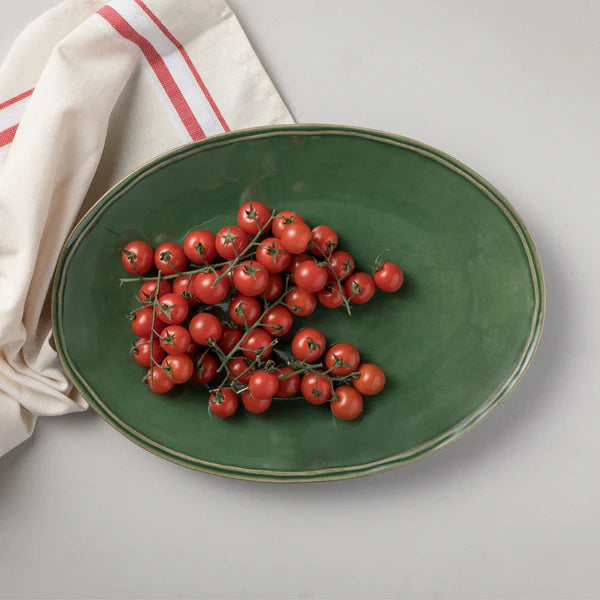 Fontana Large Oval Platter - Forest Green