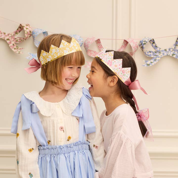 Meri Meri X Liberty Party Crowns