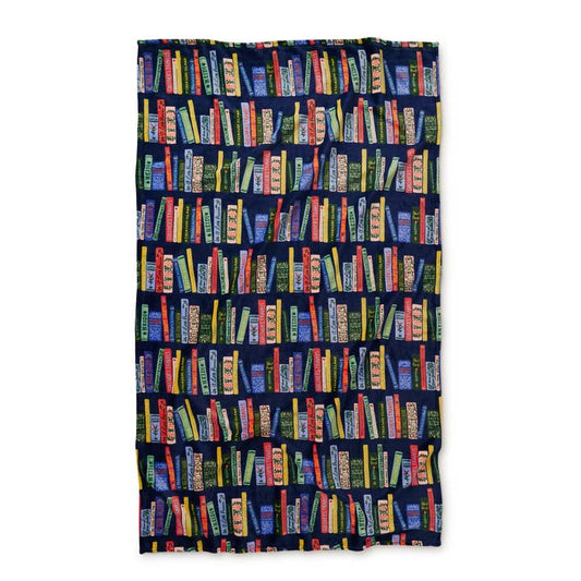 Rifle Paper Co Fleece Blanket - Bookshelf