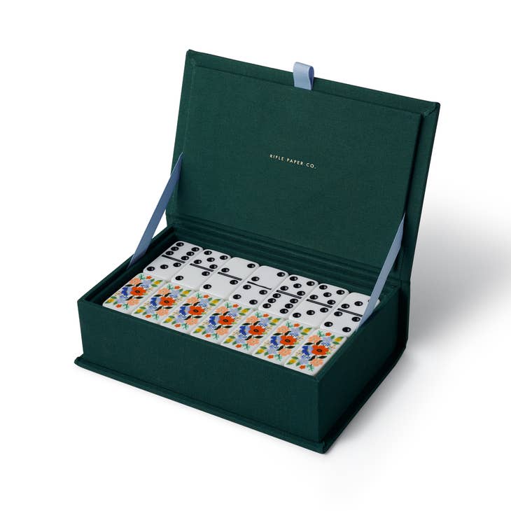 Rifle Paper Co Dominoes Set - Strawberry Fields