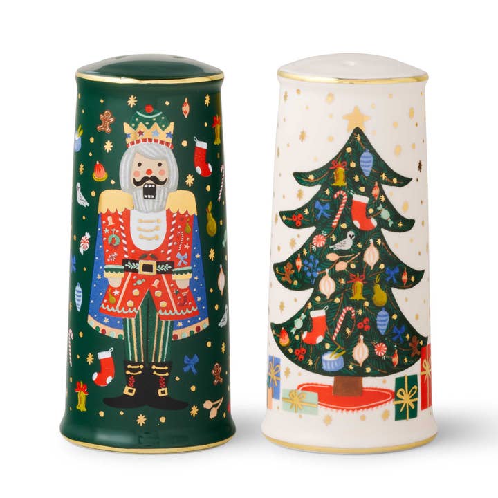 Rifle Paper Co Salt & Pepper Shaker Set - Nutcracker