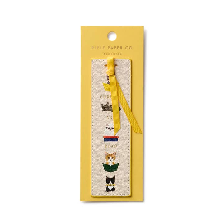 Rifle Paper Co Bookmark - Studious Cats