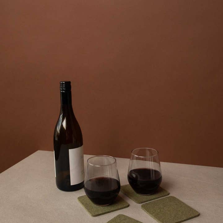 Graf Square Coaster Pack - Sage