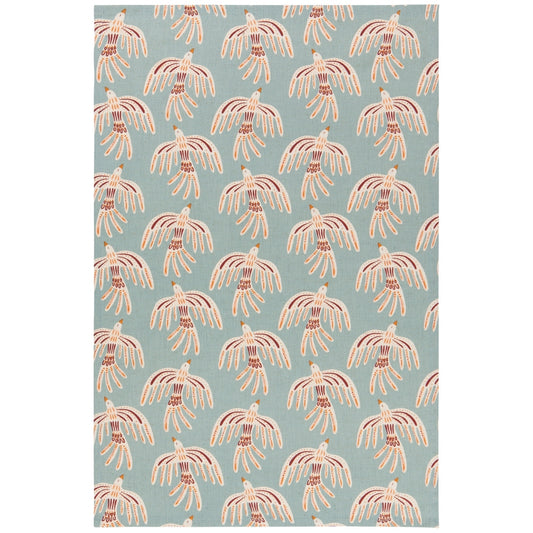 Plume Blue Tea Towel