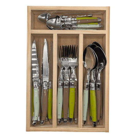 Jean Dubost 24 Pc Everyday Flatware Set - Robinson