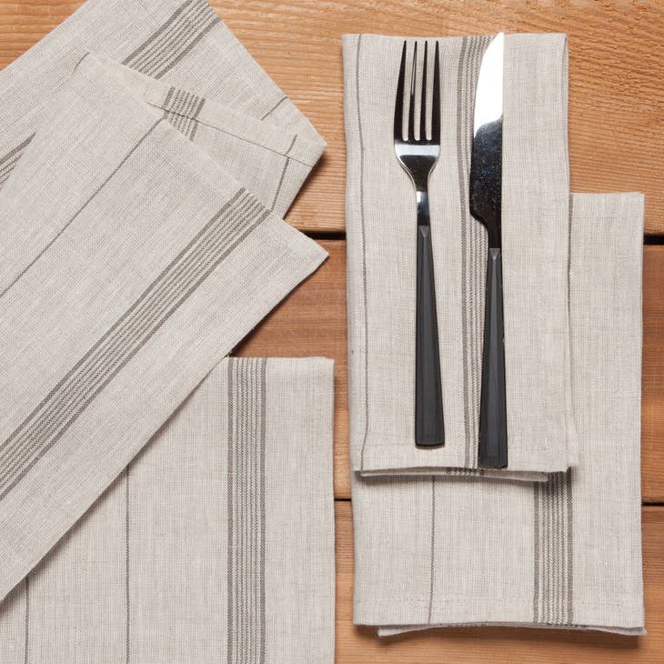 Linen Napkin Set - Shadow Maison