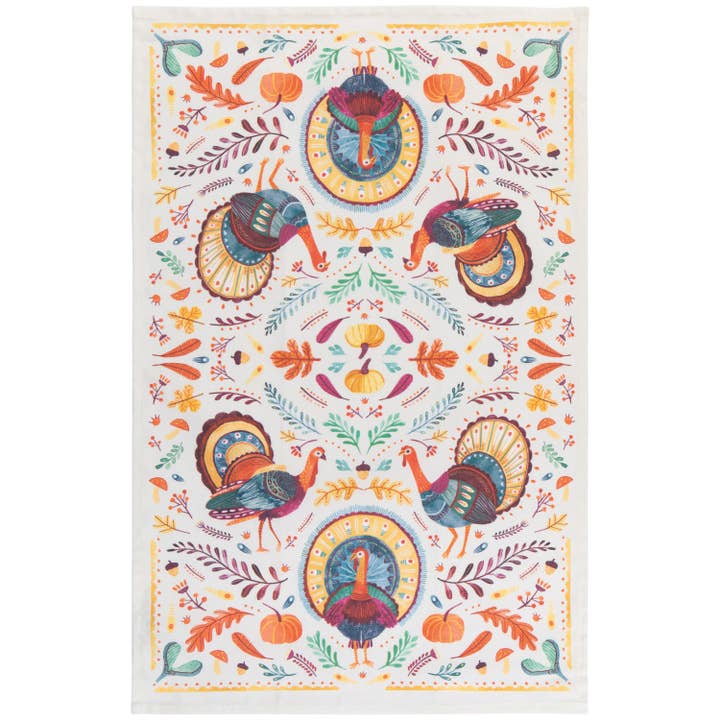 Autumn Plenty Tea Towel