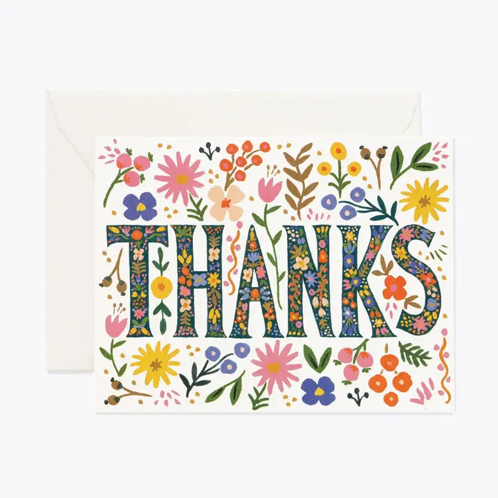 Rifle Paper Co Card - Floral Thanks