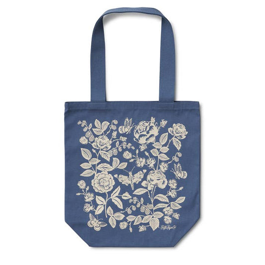 Rifle Paper Co Canvas Tote Bag - English Rose