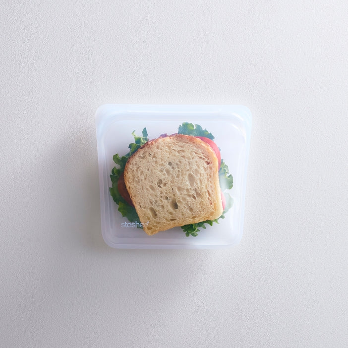 Stasher Half-Gallon & Sandwich 2 Pack - Lavender and Clear