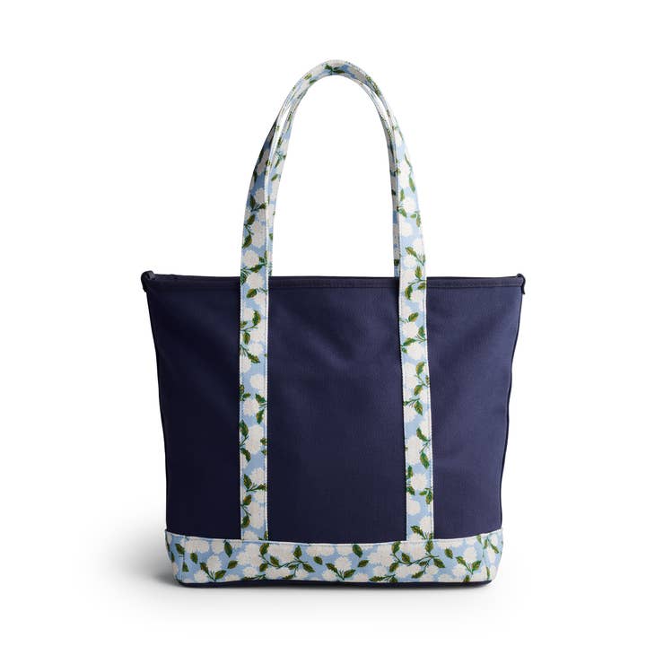 Rifle Paper Co Canvas Carry All - Hydrangea