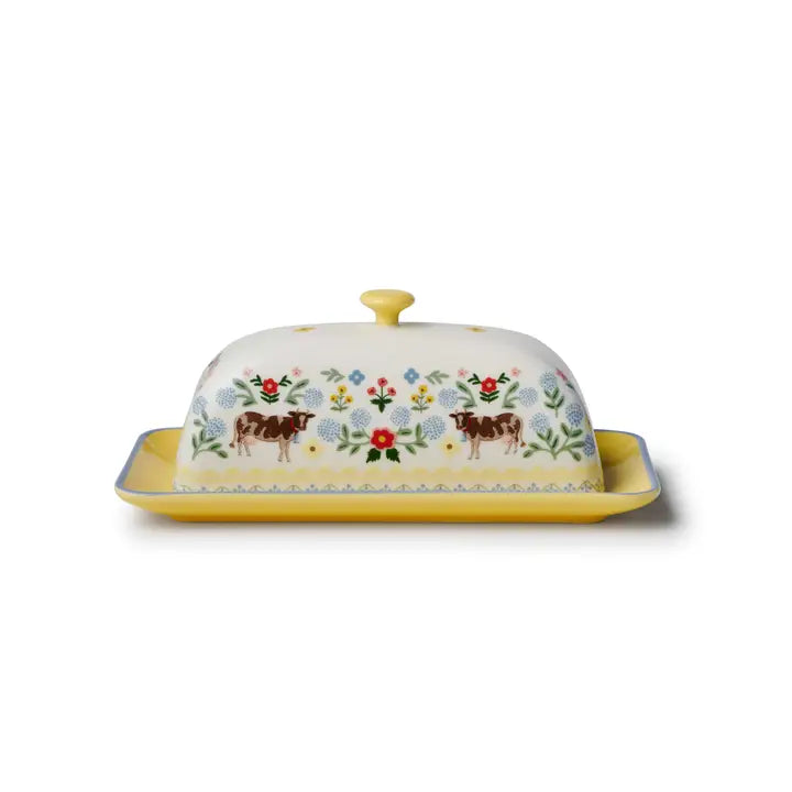 Rifle Paper Co Butter Dish - Home Sweet Home