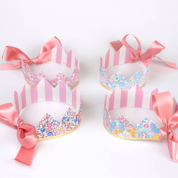 Meri Meri X Liberty Party Crowns