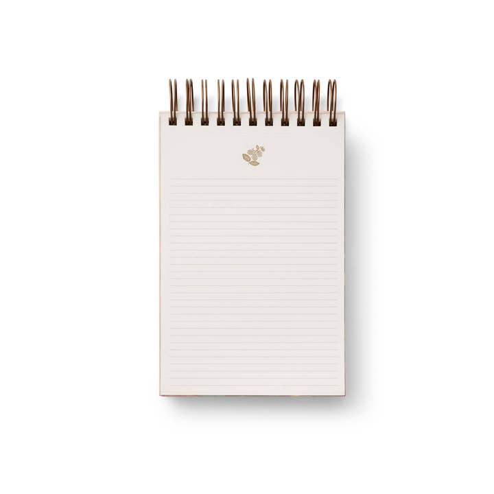 Rifle Paper Co Desktop Spiral Notepad - English Rose