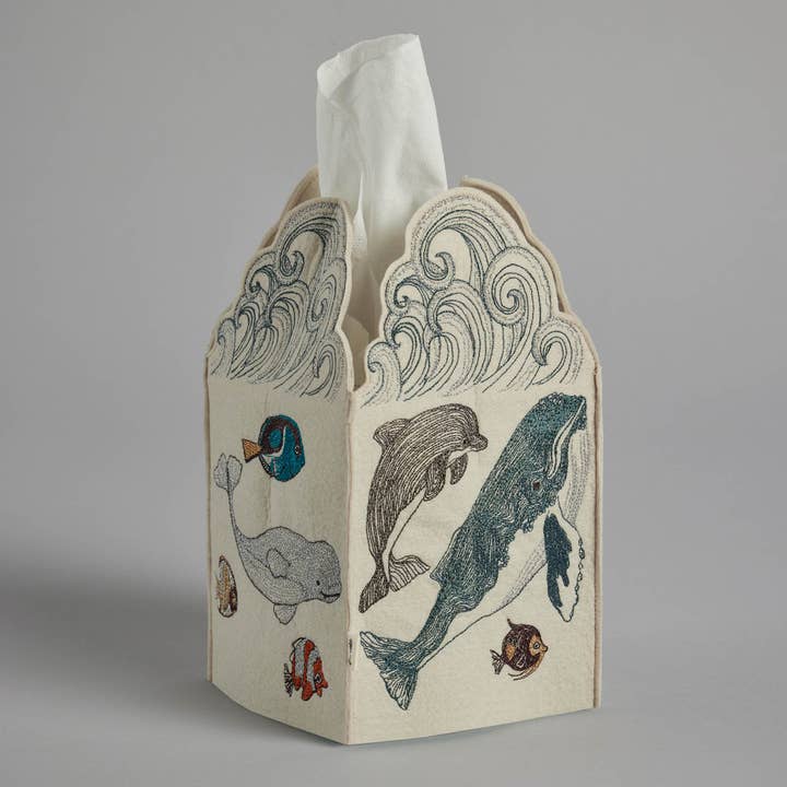 Swim Team Tissue Box Cover