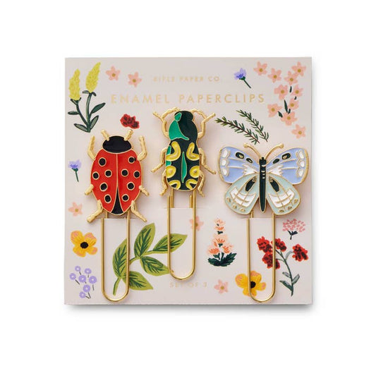 Rifle Paper Co Enamel Paper Clip Set - Curio