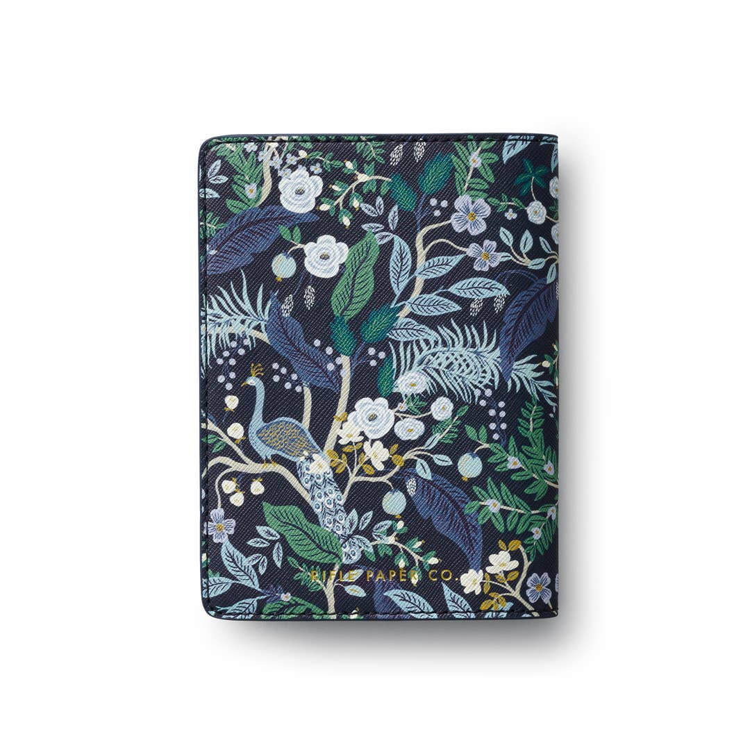 Rifle Paper Co Passport Holder - Peacock