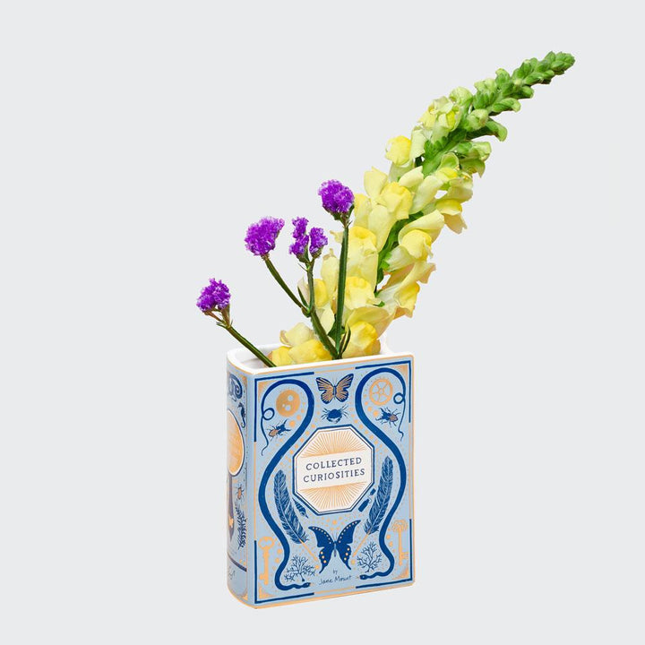 Bibliophile Ceramic Vase - Collected Curiosities