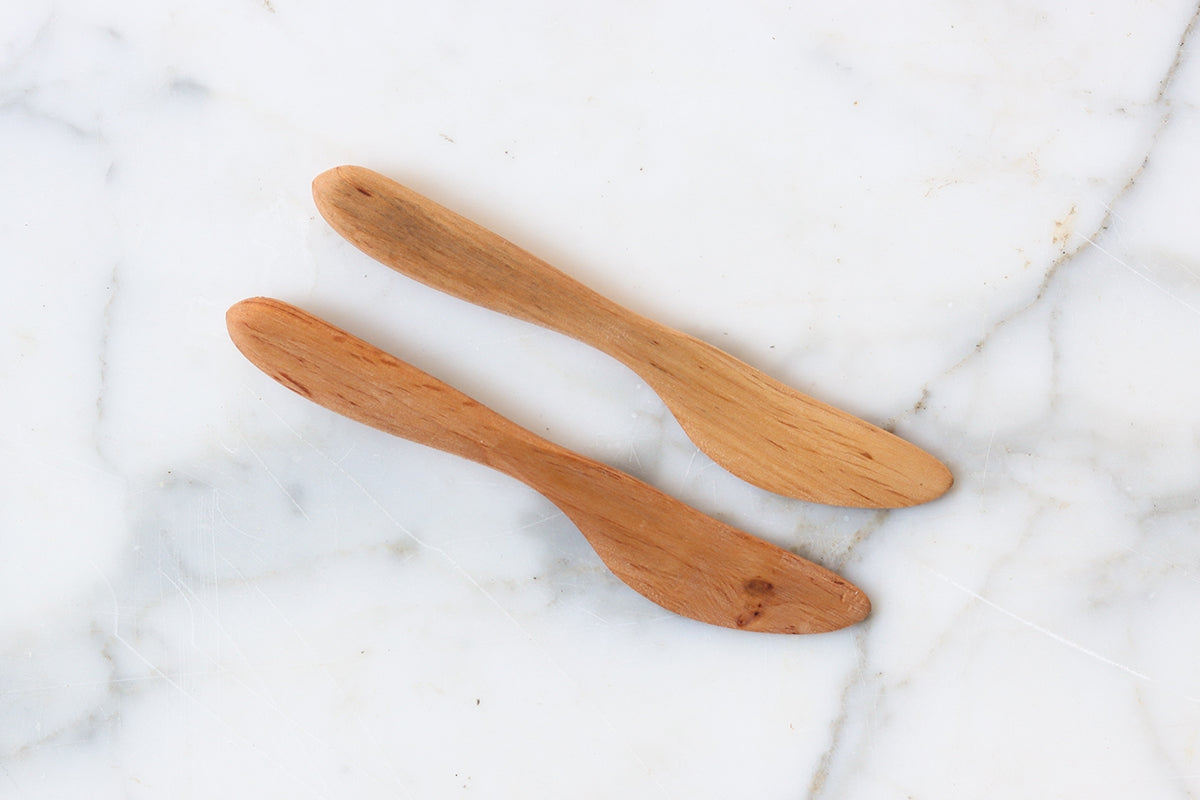 Fruitwood Parisian Butter Spreader