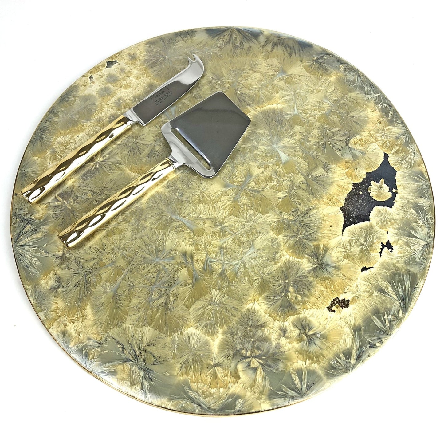 Borealis Medium Lazy Susan - Gold