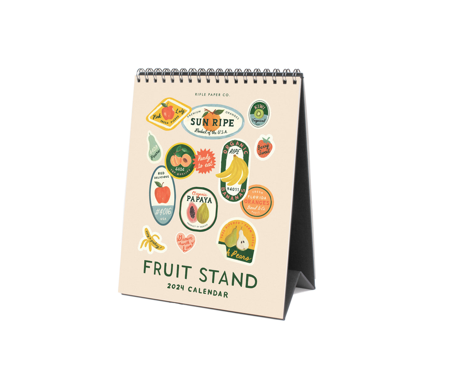 Rifle Paper Co 2024 Desk Calendar - Fruit Stand