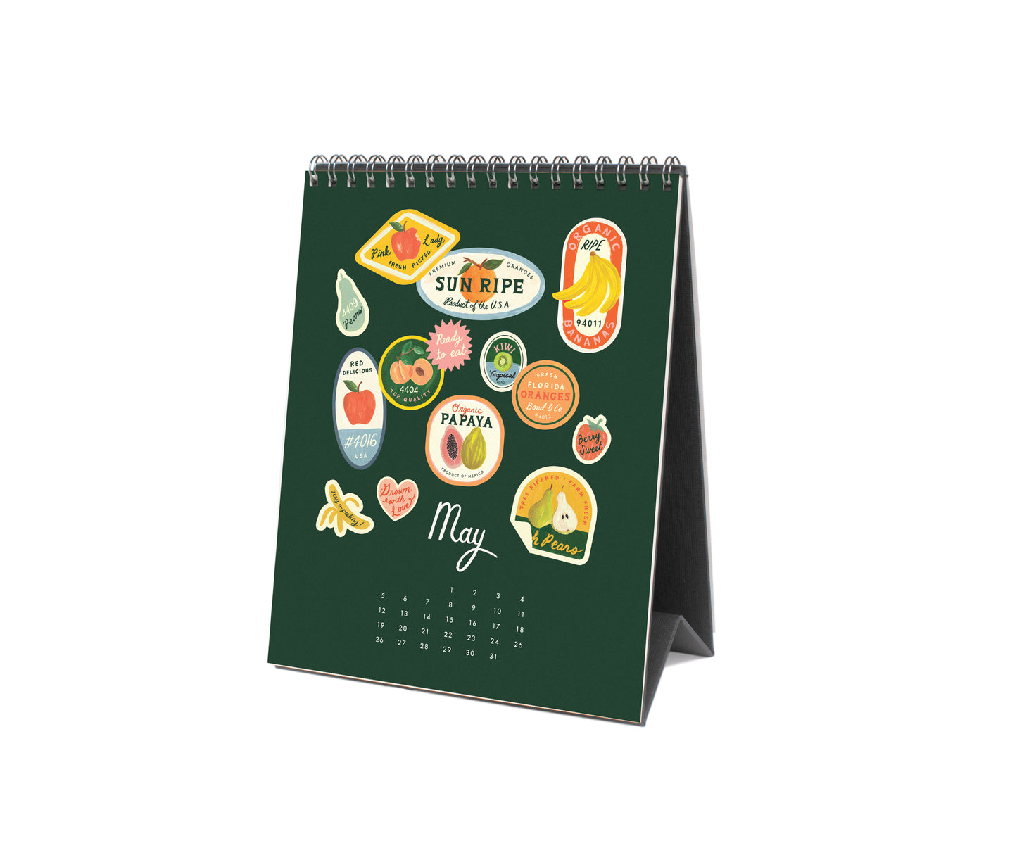 Rifle Paper Co 2024 Desk Calendar - Fruit Stand