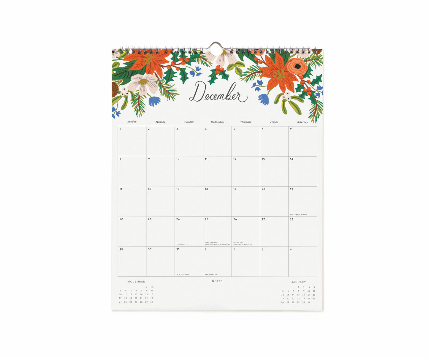 Rifle Paper Co 2024 Appointment Calendar - Peacock