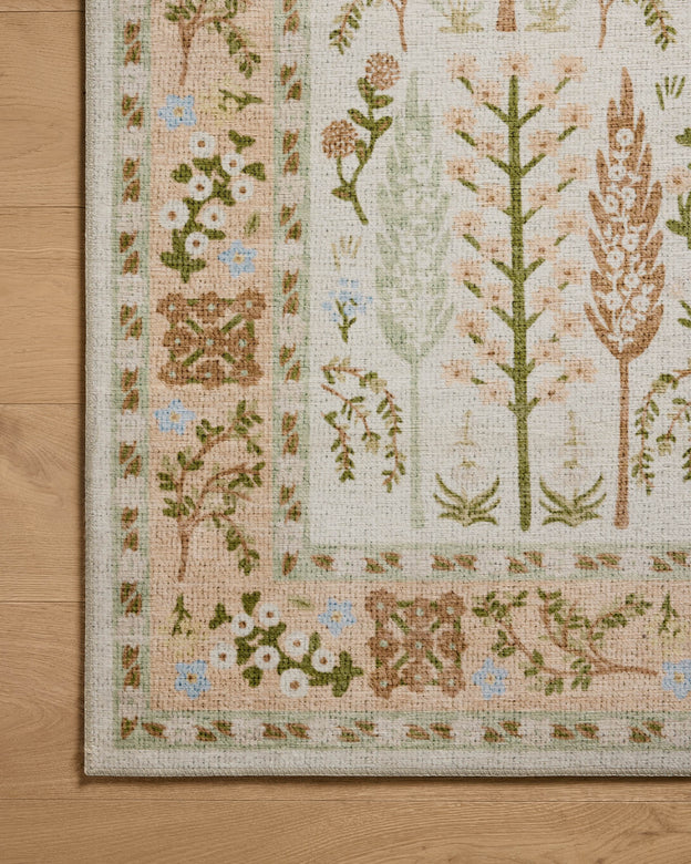 Rifle Paper Co x Loloi Canopy Rug - Bough Cream
