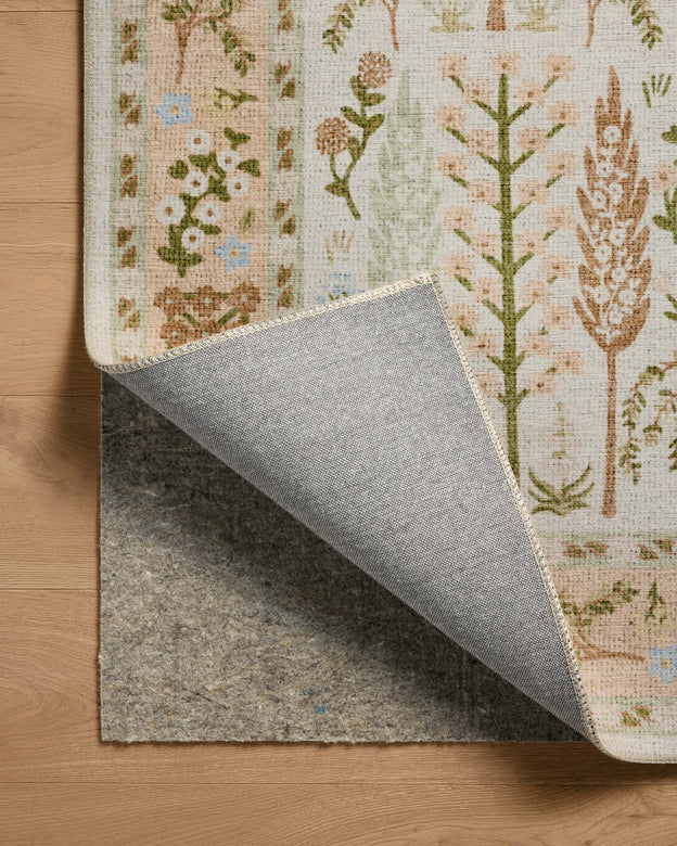Rifle Paper Co x Loloi Canopy Rug - Bough Cream
