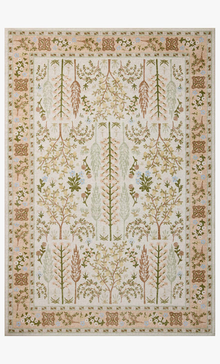 Rifle Paper Co x Loloi Canopy Rug - Bough Cream