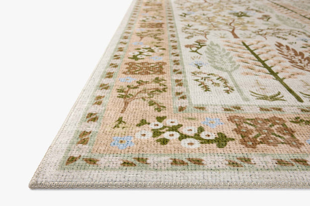 Rifle Paper Co x Loloi Canopy Rug - Bough Cream