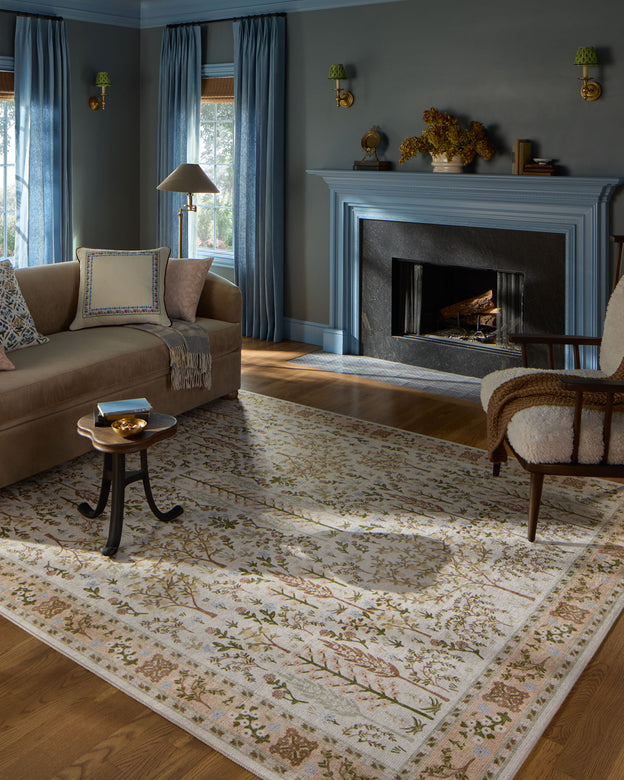 Rifle Paper Co x Loloi Canopy Rug - Bough Cream