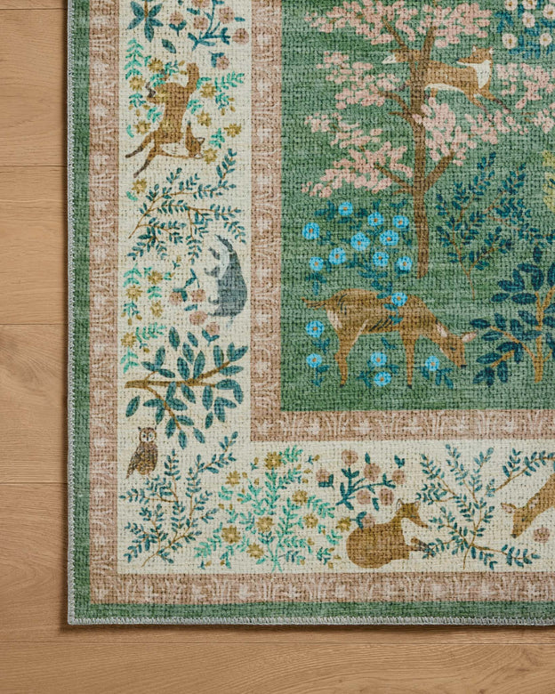 Rifle Paper Co x Loloi Canopy Rug - Woodland Sage