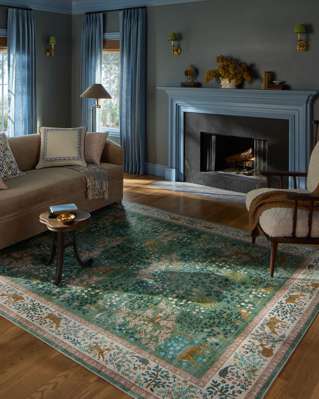 Rifle Paper Co x Loloi Canopy Rug - Woodland Sage
