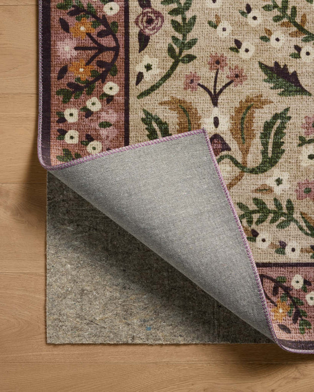 Rifle Paper Co x Loloi Canopy Rug - Edie Aubergine