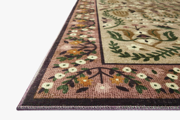 Rifle Paper Co x Loloi Canopy Rug - Edie Aubergine