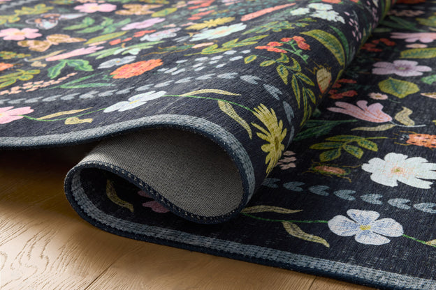 Rifle Paper Co x Loloi Canopy Rug - Curio Black