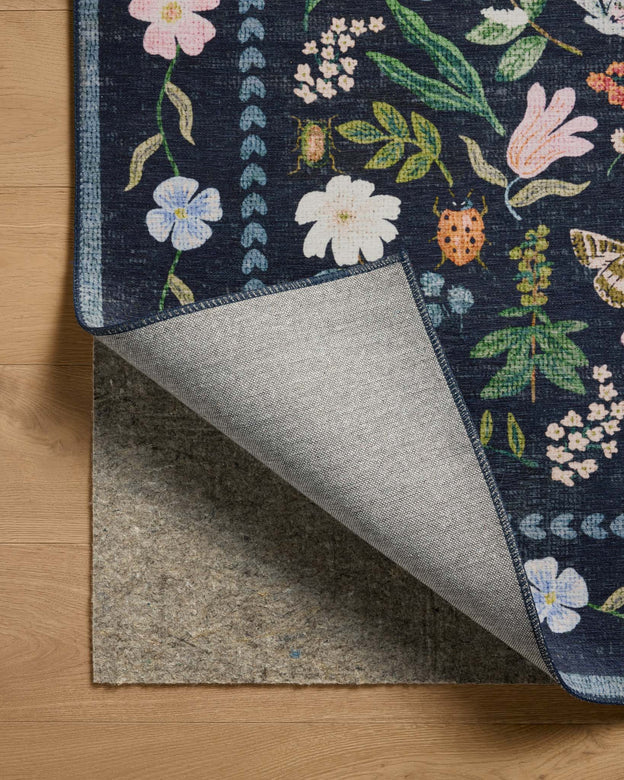 Rifle Paper Co x Loloi Canopy Rug - Curio Black