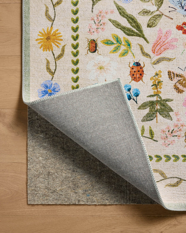 Rifle Paper Co x Loloi Canopy Rug - Curio Cream