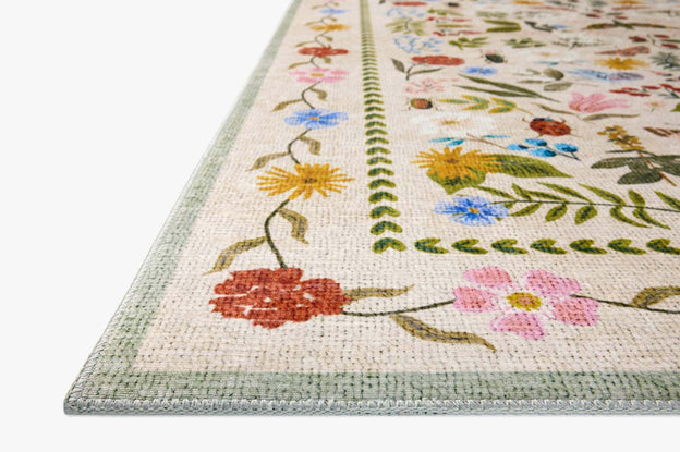 Rifle Paper Co x Loloi Canopy Rug - Curio Cream