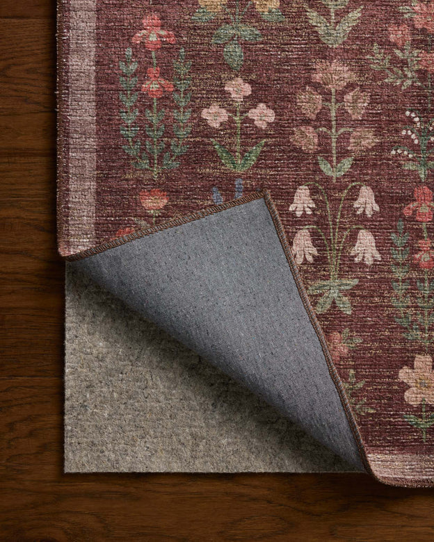 Rifle Paper Co x Loloi Edinburgh Campbell Rug - Merlot