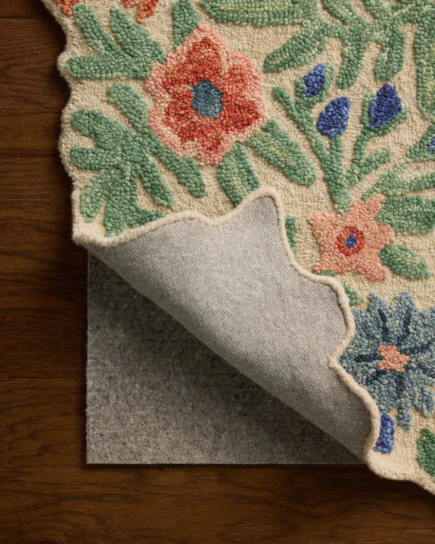 Rifle Paper Co x Loloi Edith Rug - Ivory
