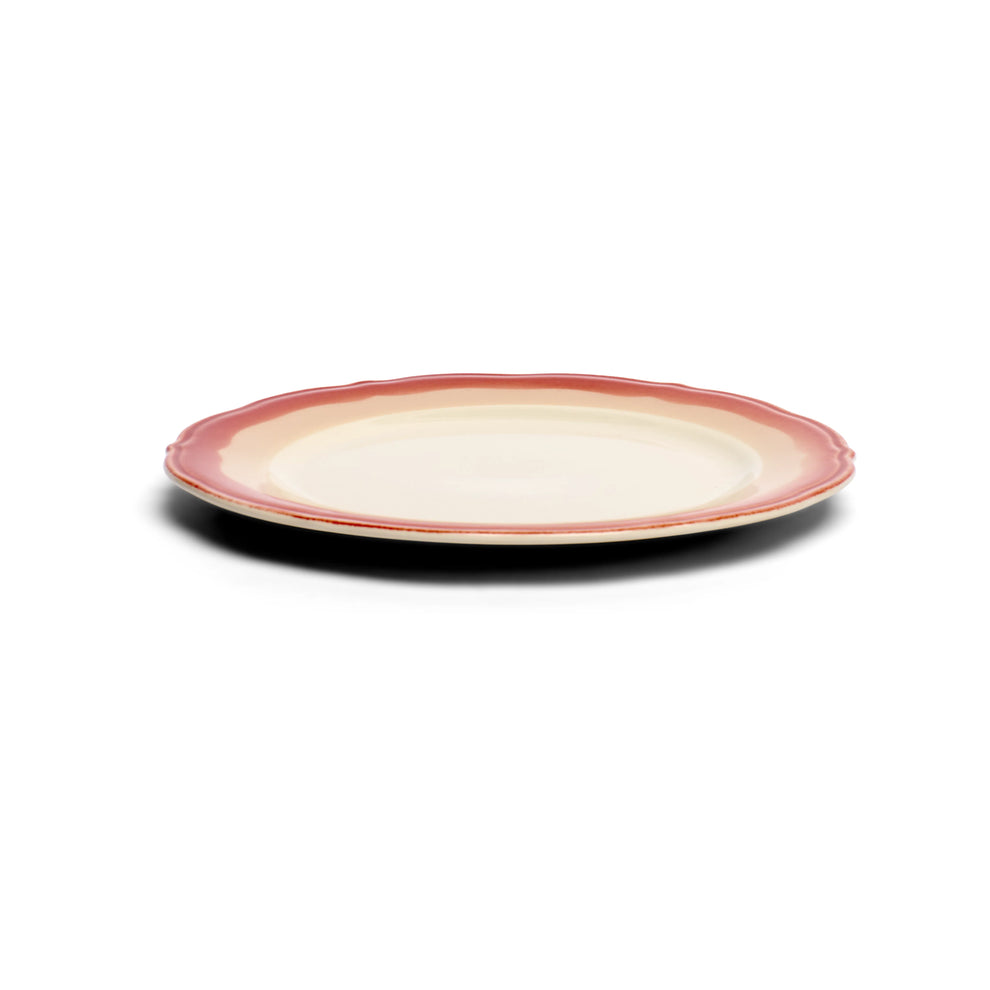 2-Tone Scallop - Rust/Tan - Salad Plate